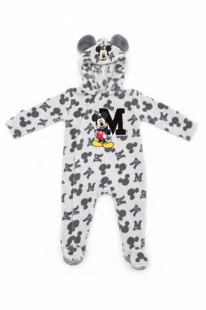 Disney Mickey Mouse Fleece Onesie- Brand new with tags