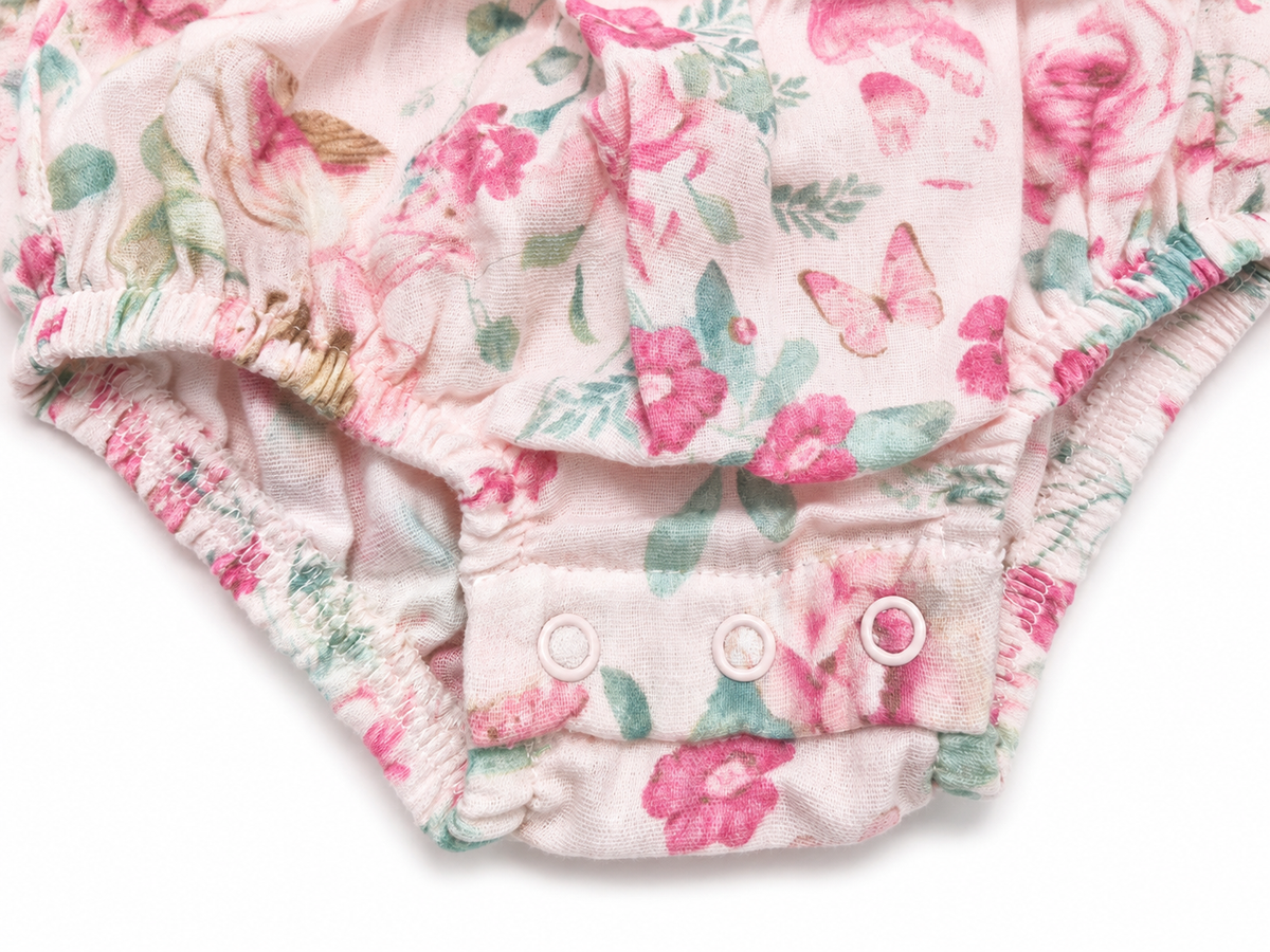 Baby Berry-  Floral Romper Dress (Brand new with tags)