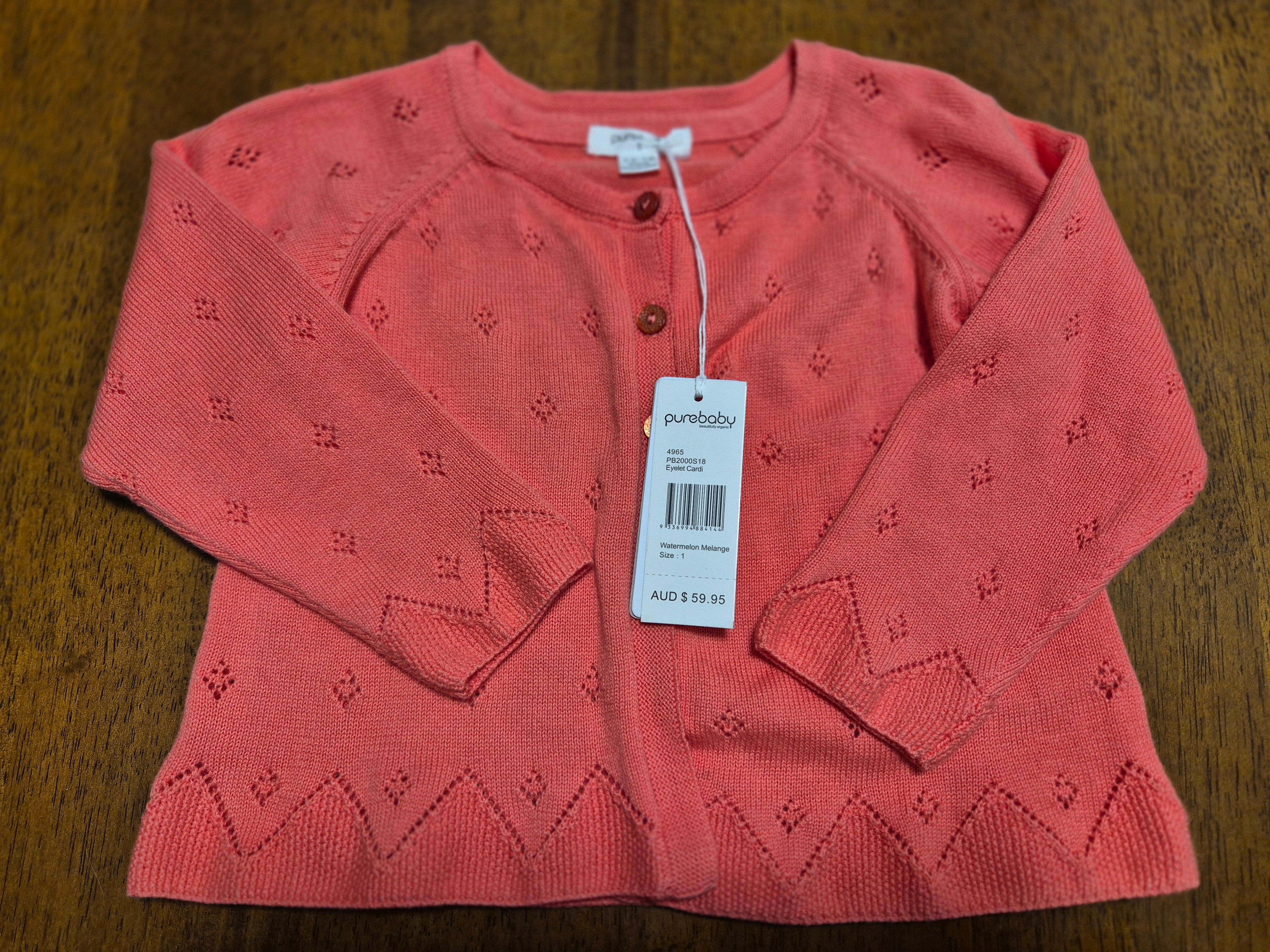 Pure baby- Cardi (Brand new with tags)