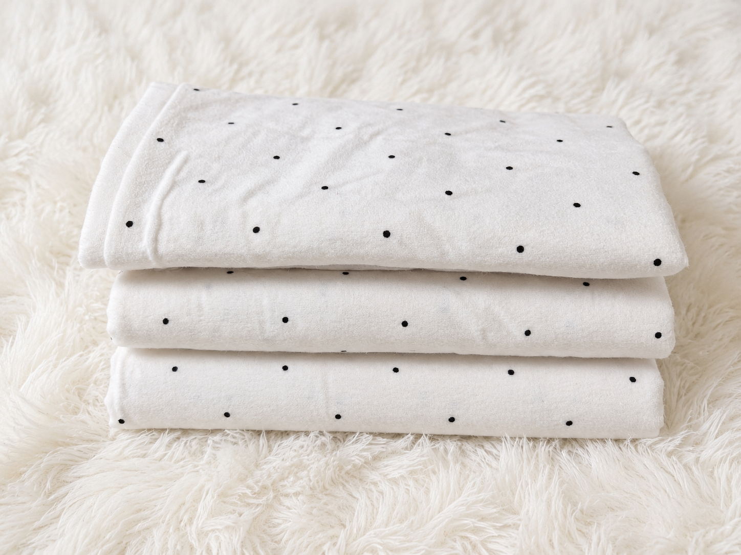 Panda Flannelette Blanket Set – 3 Pack