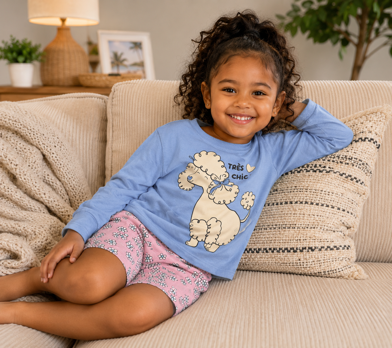 Girls 2-Piece PJs Set (Brand new without tag)