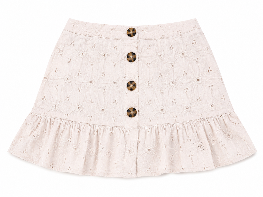 K-D Broderie Frill Skirt