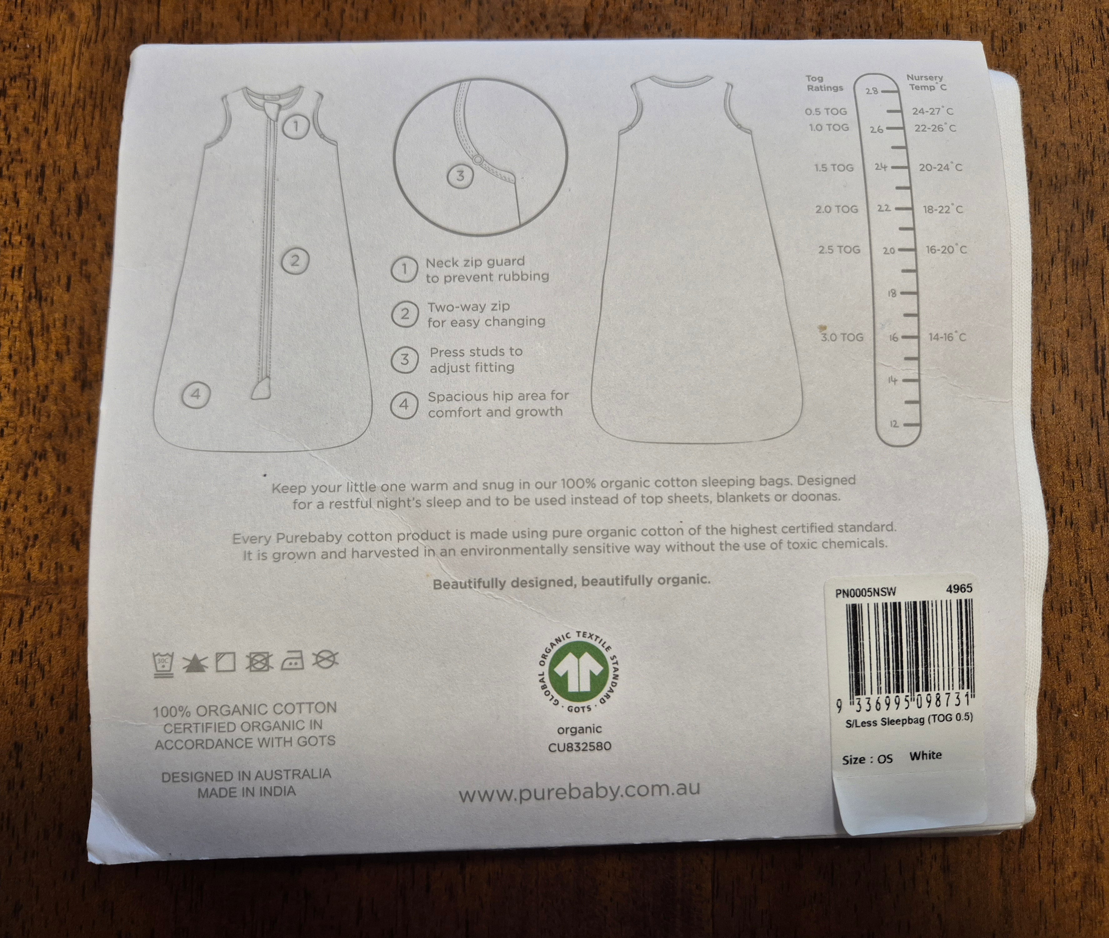 Pure baby - Sleeping bag (Brand new)