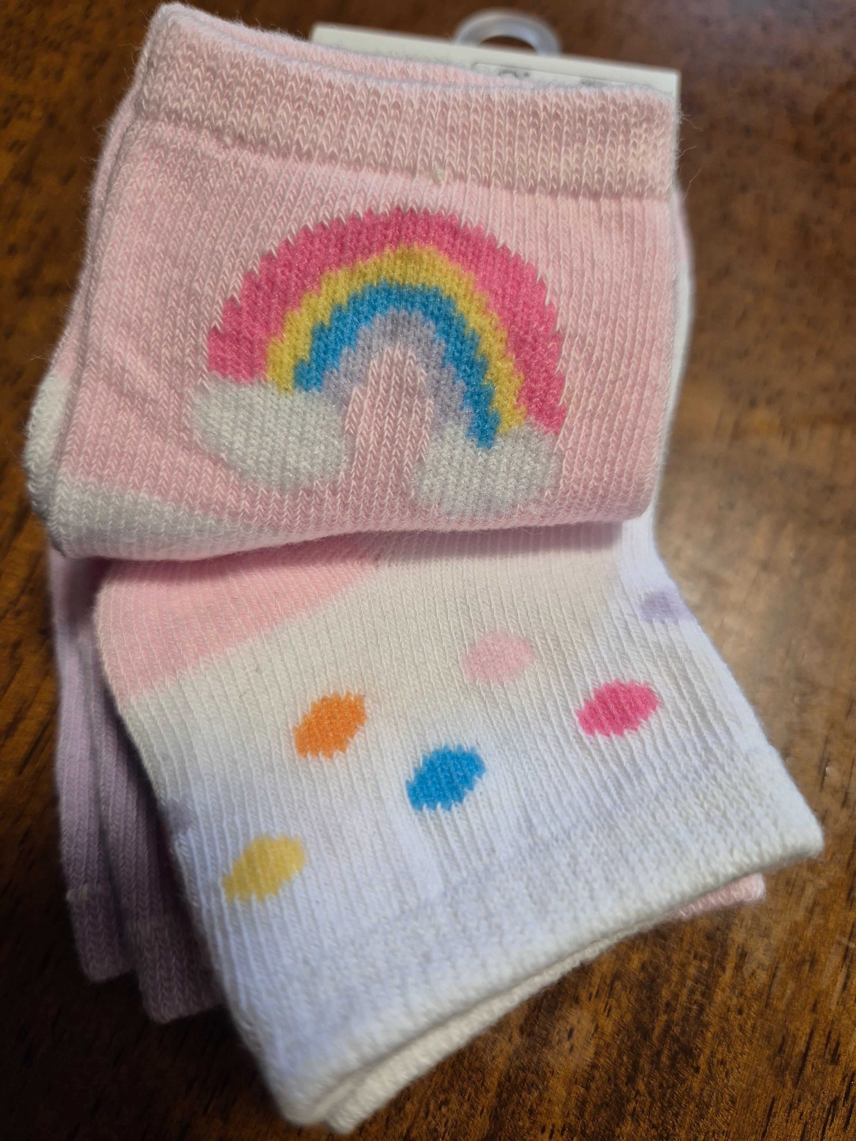 Dymples 4 pck crew socks- Brand new