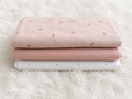 Floral Flannelette wraps- 3 pack