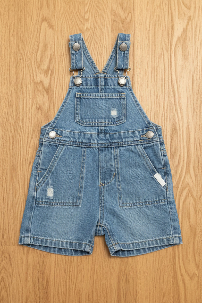 Cotton on Kids- Girls Denim Short Overalls