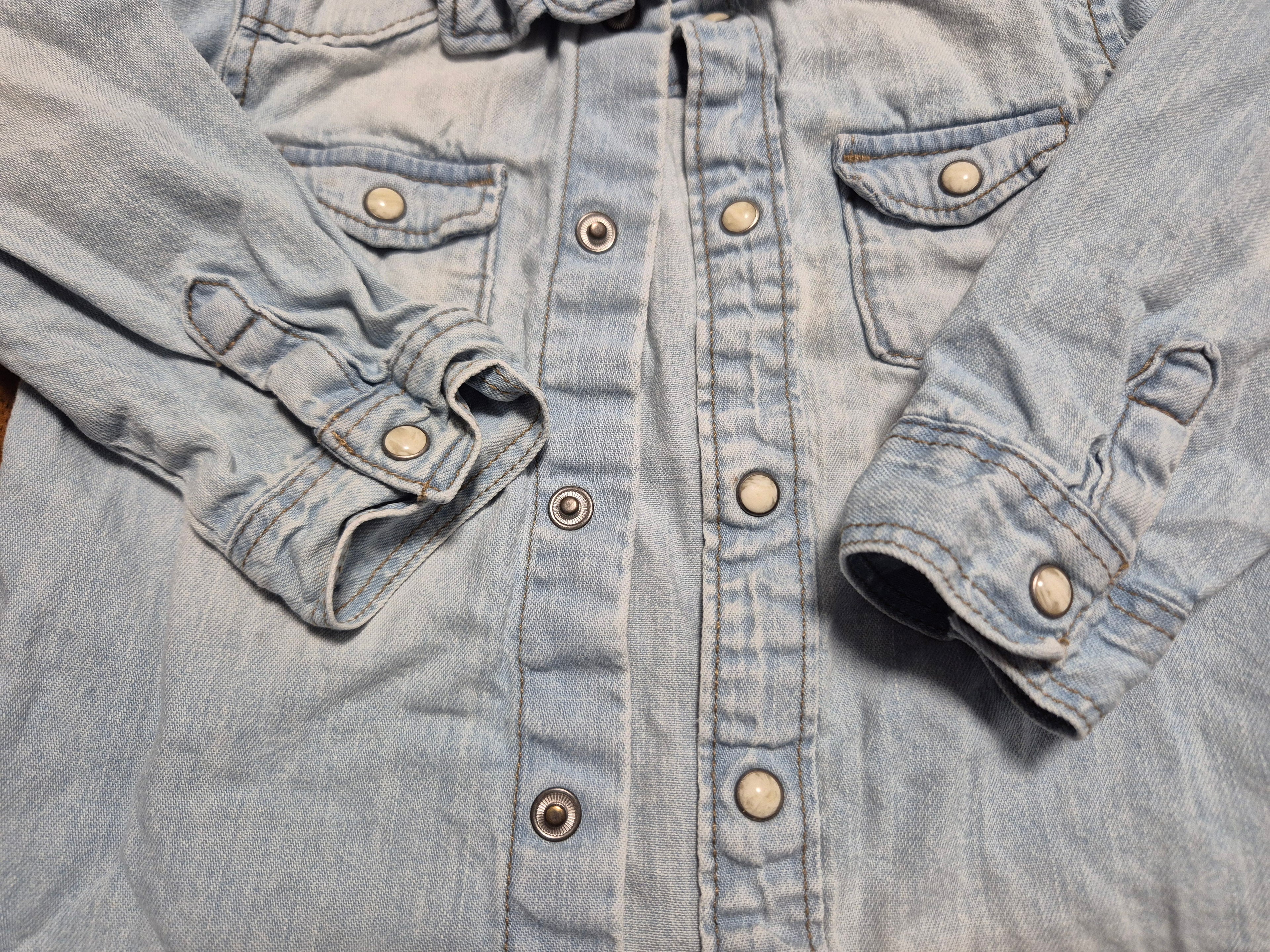 H&M- Washed Denim Shirt