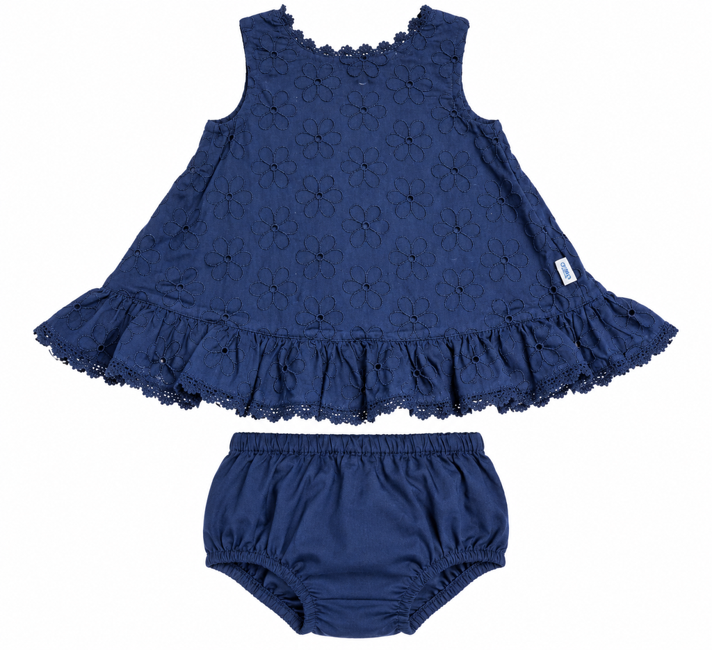 Sprout: Floral Dress & Bloomer Set