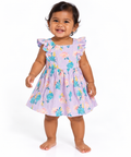 Sprout- Floral Ruffle Dress