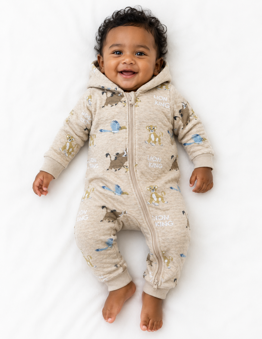 Disney - Lion King Quilted Hooded  Onesie
