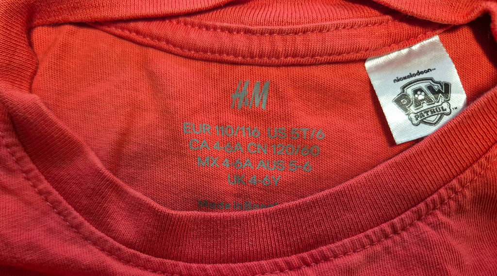H&M- Paw Patrol Tshirt