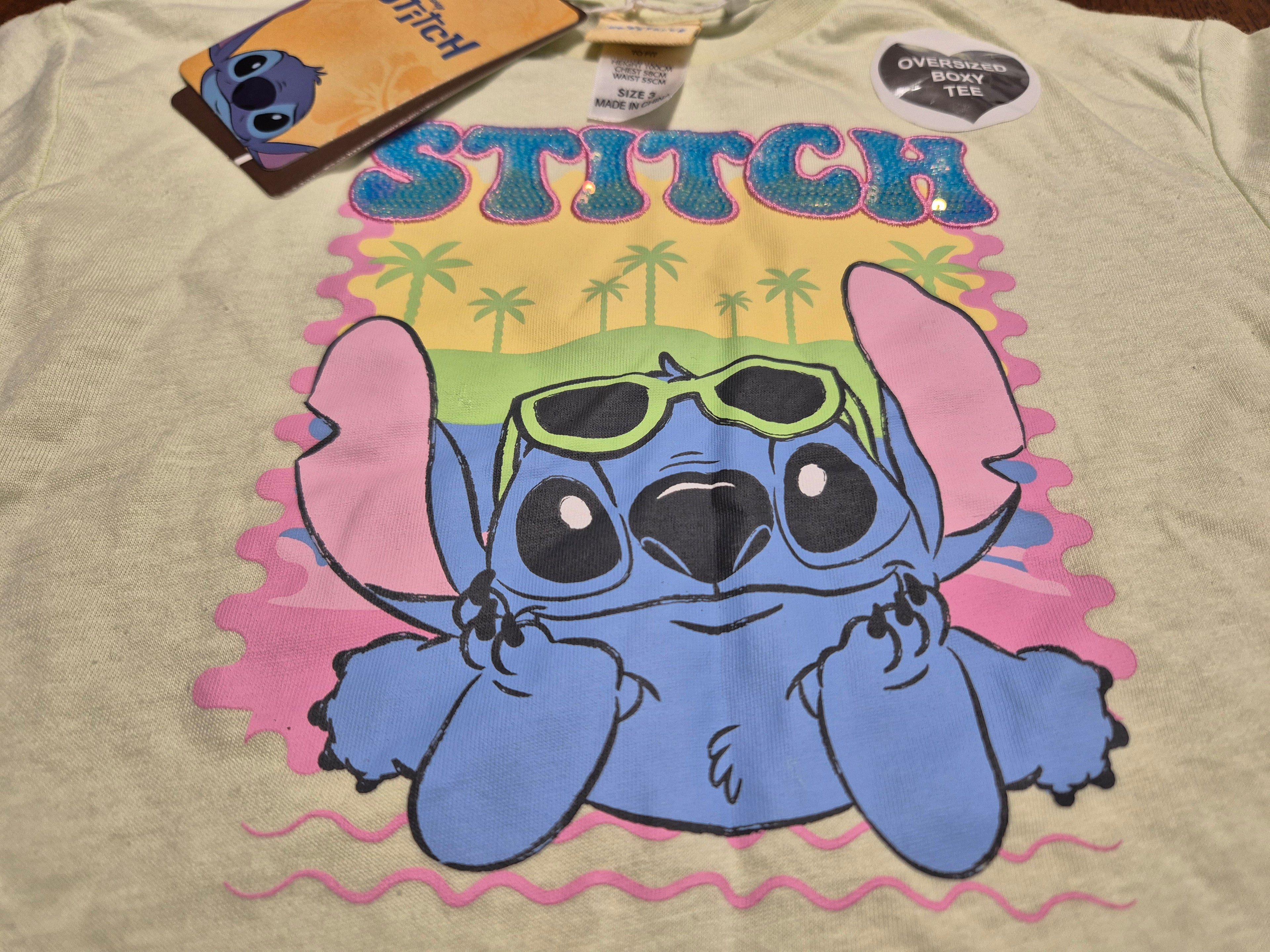 Disney- Stitch Oversized boxy Tee (Brand new with tags)