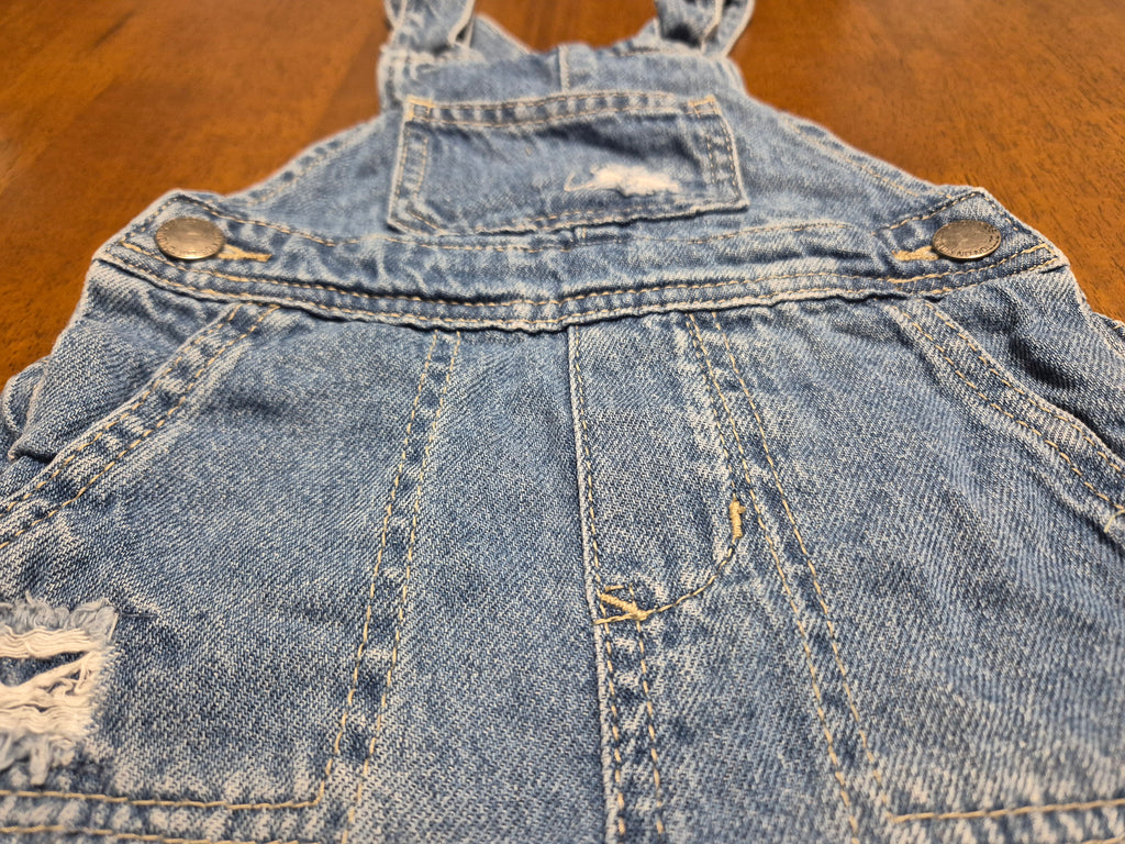 Cotton on Kids- Girls Denim Short Overalls