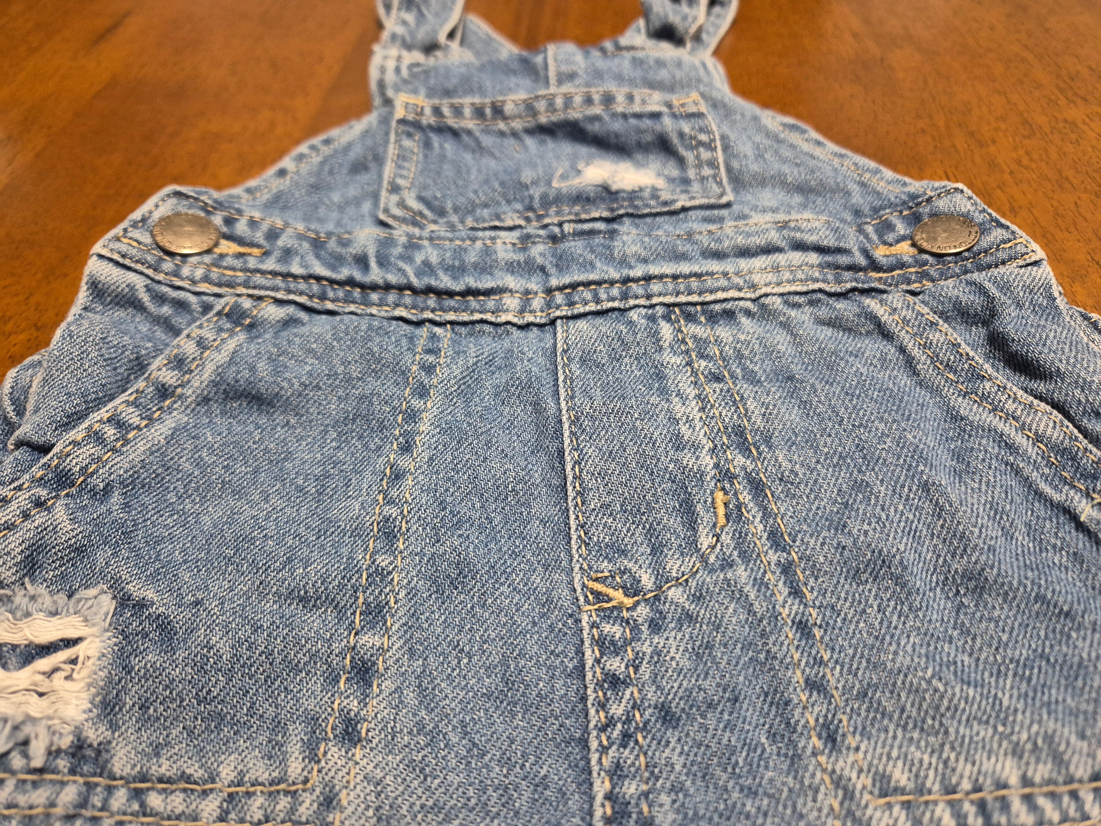 Cotton on Kids- Girls Denim Short Overalls