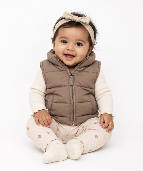 Baby Berry- Puffer Vest