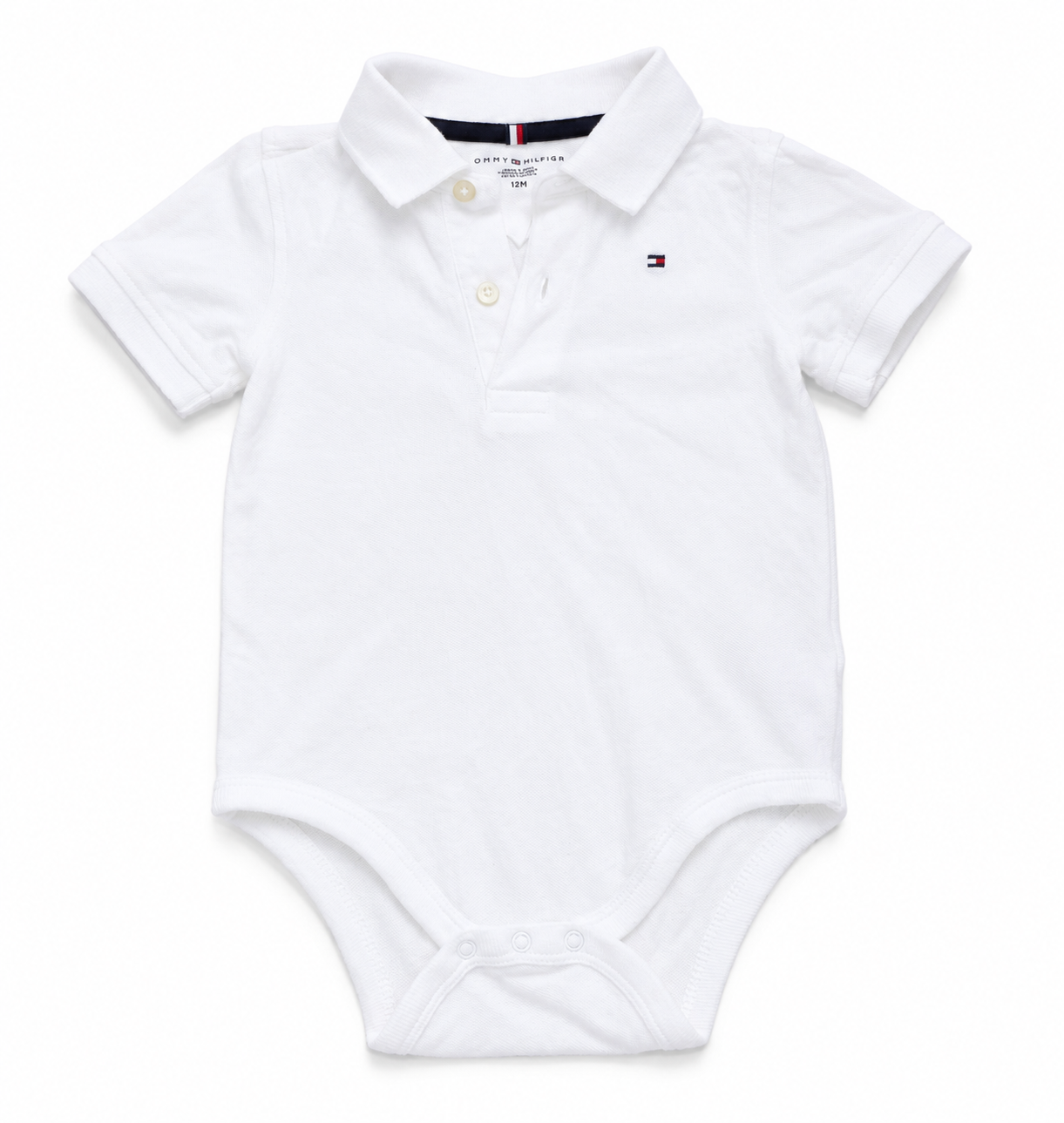 Tommy Hilfiger White Polo Bodysuit