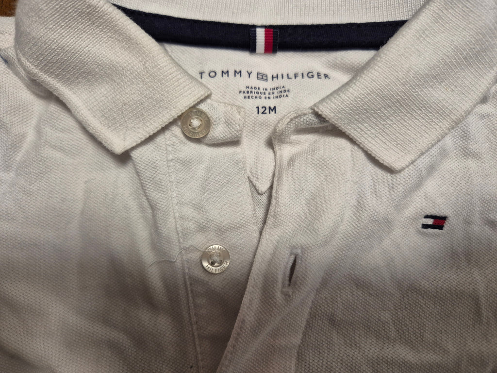 Tommy Hilfiger White Polo Bodysuit