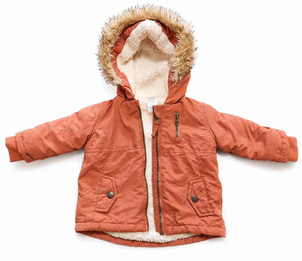 Baby Berry - Sherpa Lined Hooded Jacket