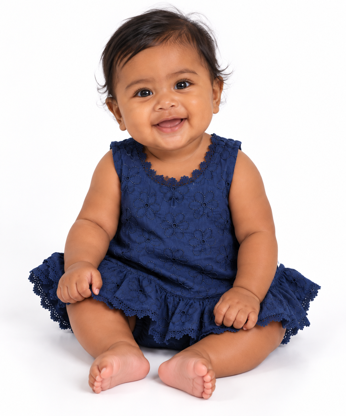Sprout: Floral Dress & Bloomer Set