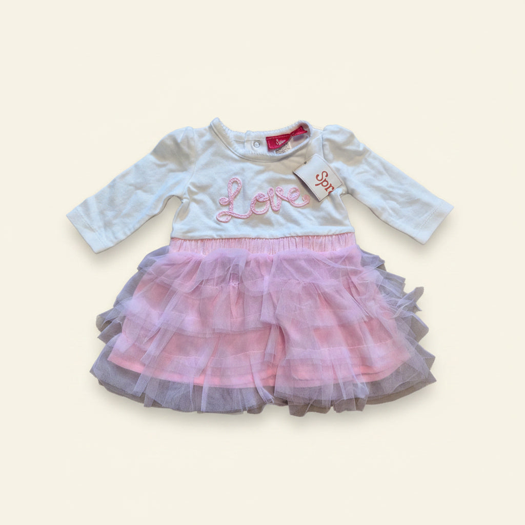 Sprout Love Tulle Dress- Brand new